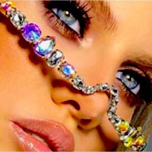 Eyewear Faux AB stone fashion costume eyewear